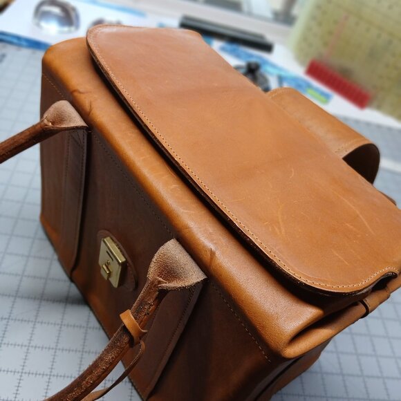 Like New Rio Grande Leather Train Case - Picture 3 of 15